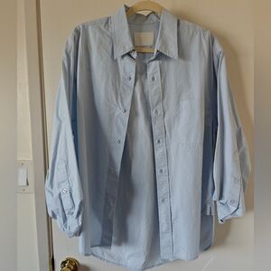 Citizens of Humanity Kayla Oversize Poplin Button-Up Shirt